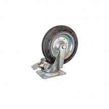 Rueda giratoria de alta calidad con freno para contenedores de basura